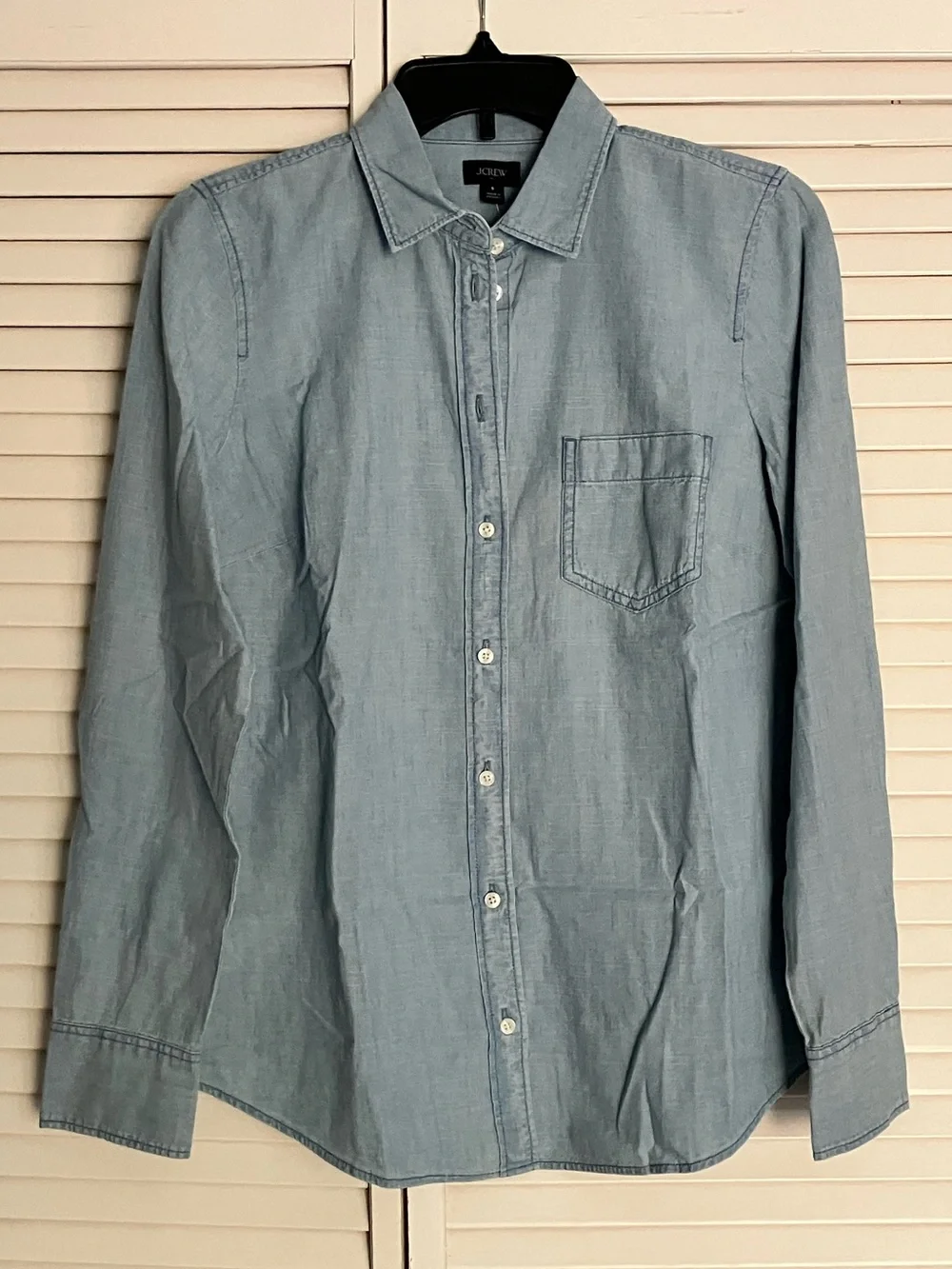 NWT J. Crew Light Blue Denim Button-Down Shirt